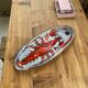 Plat céramique « homard » Vallauris Brunner