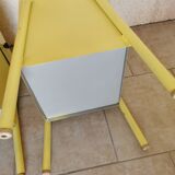 Pair of boarding school bedside tables