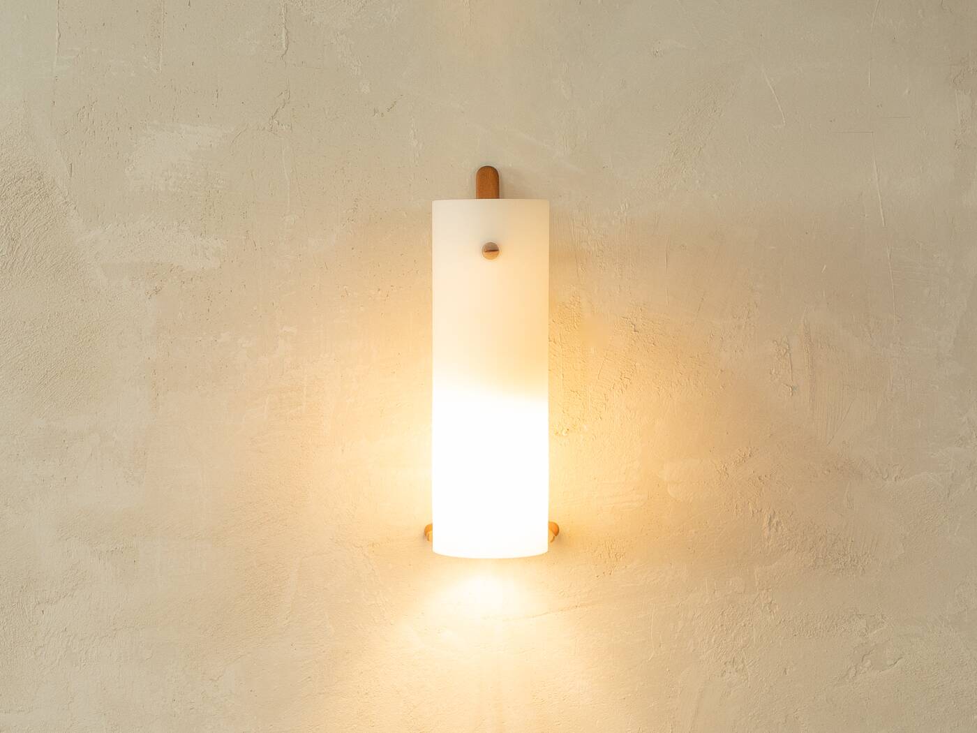 1960s wooden Wall Lamp, Kristiansson