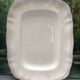 Rectangular dish with gadroons stamped Sarreguemines France, Chambord model