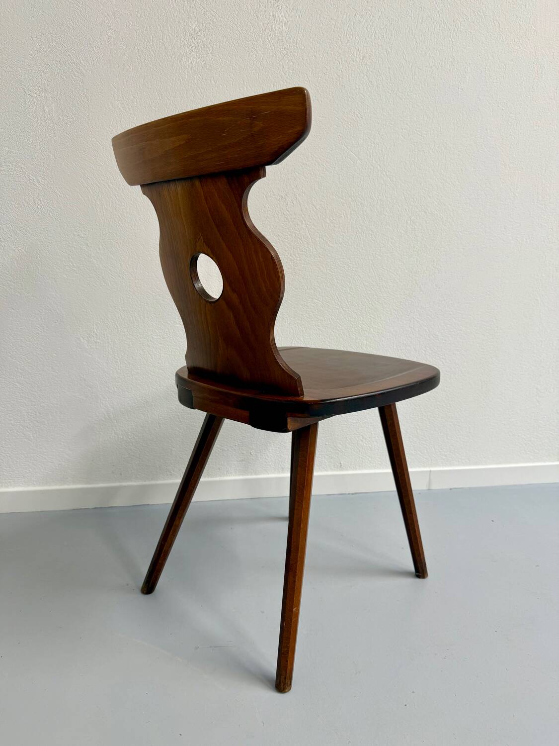 6 vintage 60s bistro-look dining chairs