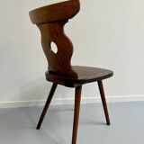 6 vintage 60s bistro-look dining chairs
