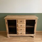 Raw wood sideboard