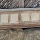 TV stand/sideboard in raw solid oak and caning
