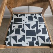 Restored brutalist style armchair