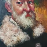 Peinture, portrait signée P. Caputo, années 60-70