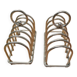 Set of two toast holders