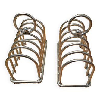 Set of two toast holders