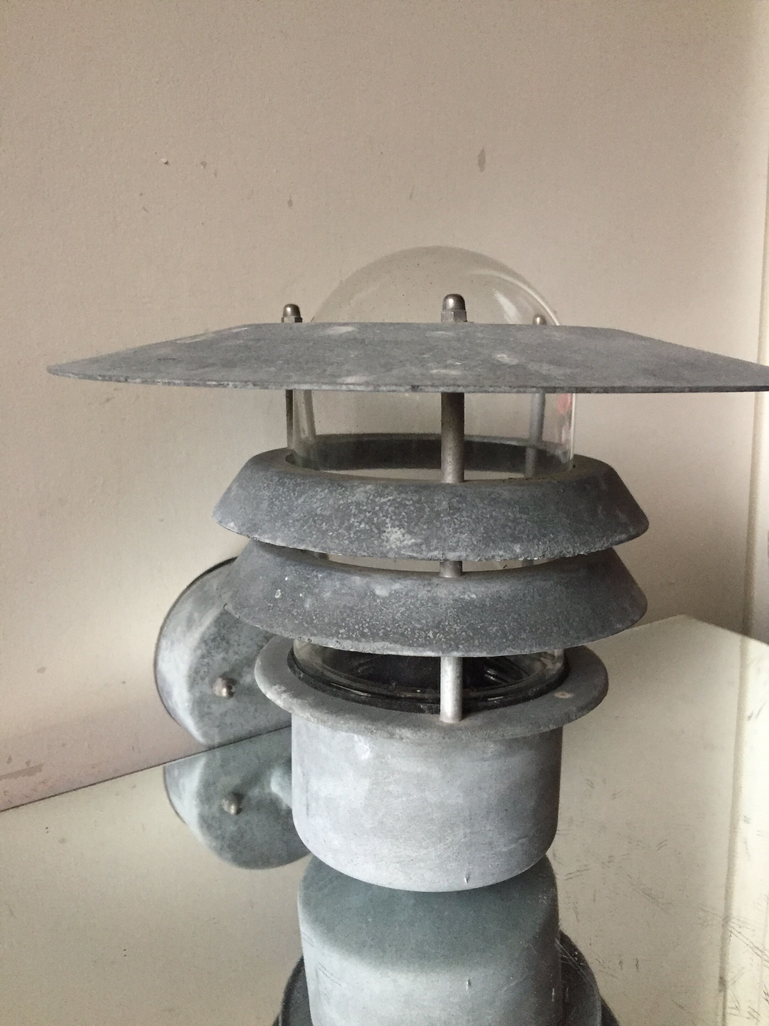 Classic danish outdoor wall lamp