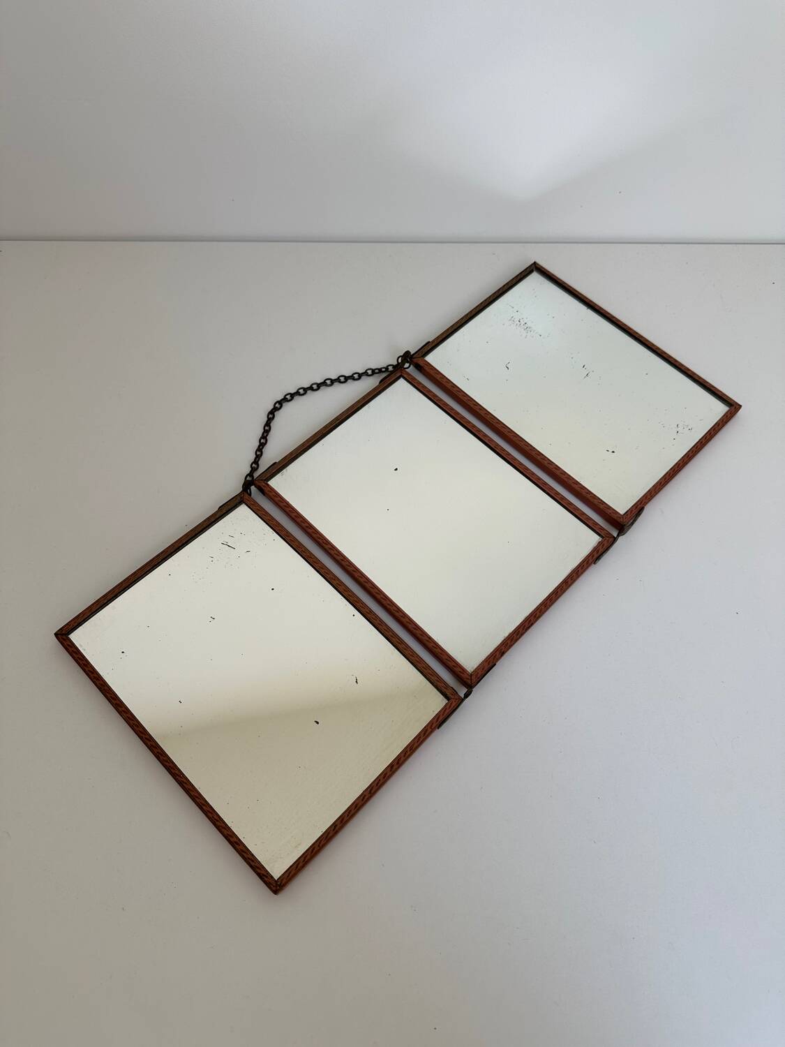 Orientalist triptych barber mirror 1920