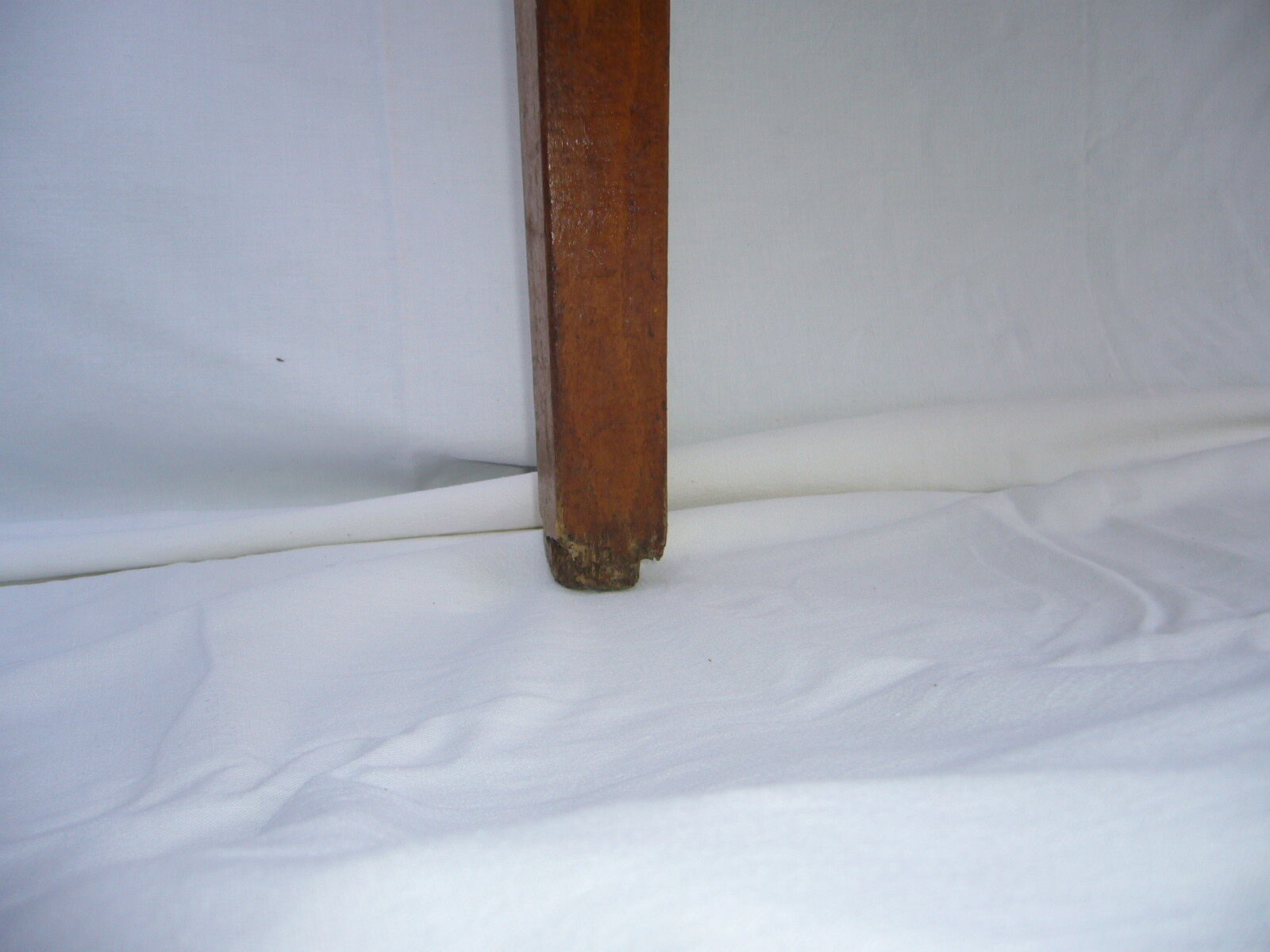 Old wooden farm table