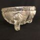 Libochovice Art Deco crystal salad bowl, 1930s, Czechoslovakia