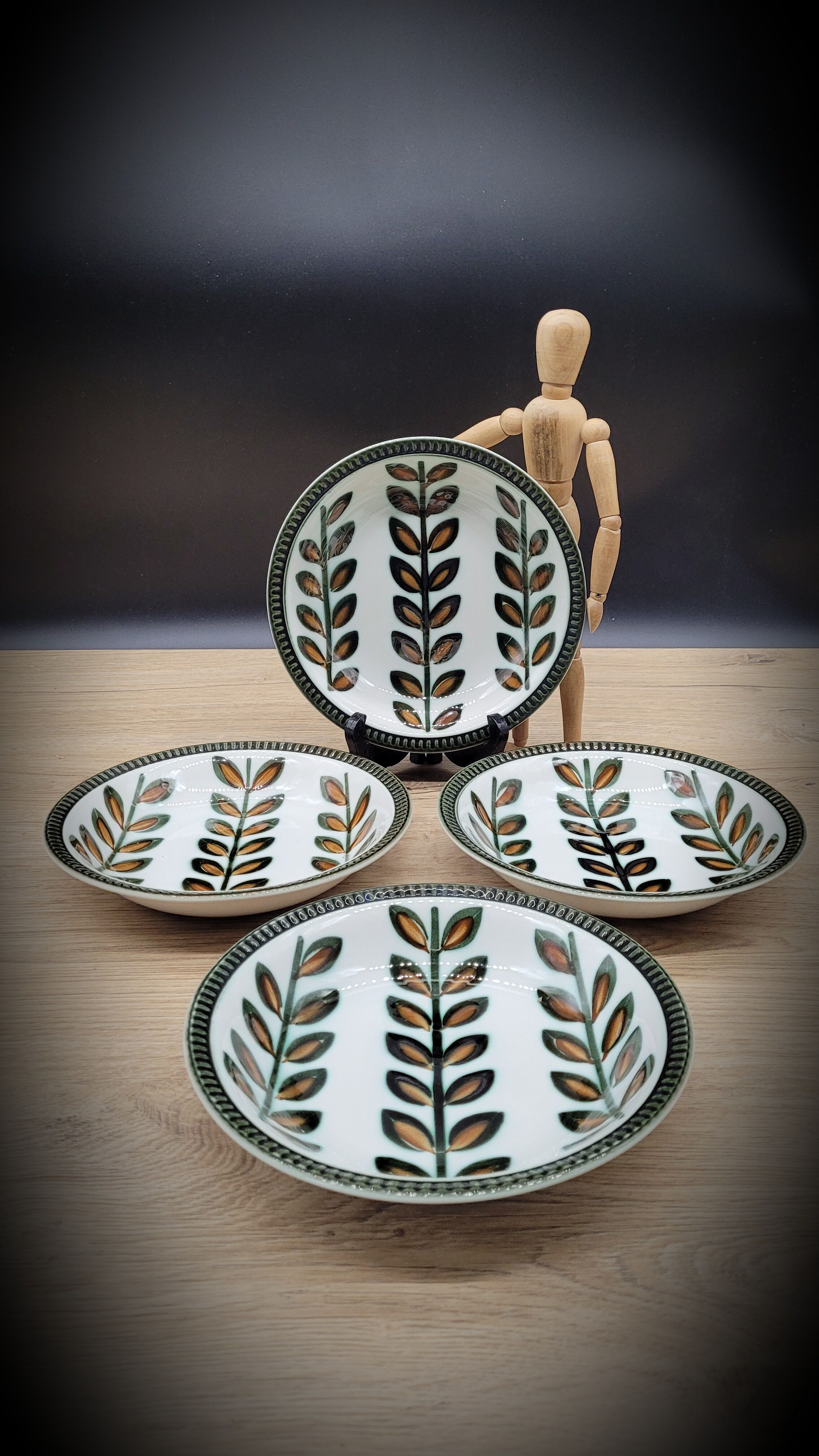 Set 4 plates Rambouillet 1966