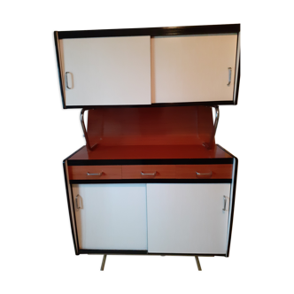 Buffet vintage 1956 gris et marron