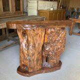 Brutalist style bar in elm