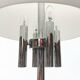 Italian space-style floor lamp from the 1960s with a stone base.