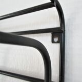 Coat rack metal black ikea design 80s
