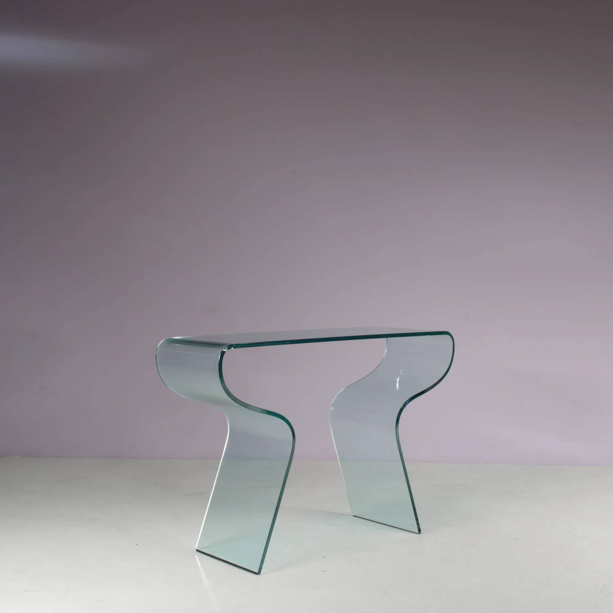 Console table "Charlotte" from the 2000s by Prospero Rasulo for Fiam, Italy.