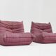 Set of vintage Togo armchairs by Michel Ducaroy for Ligne Roset, 1976