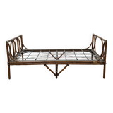 Vintage rattan bed from the 50s and 60s