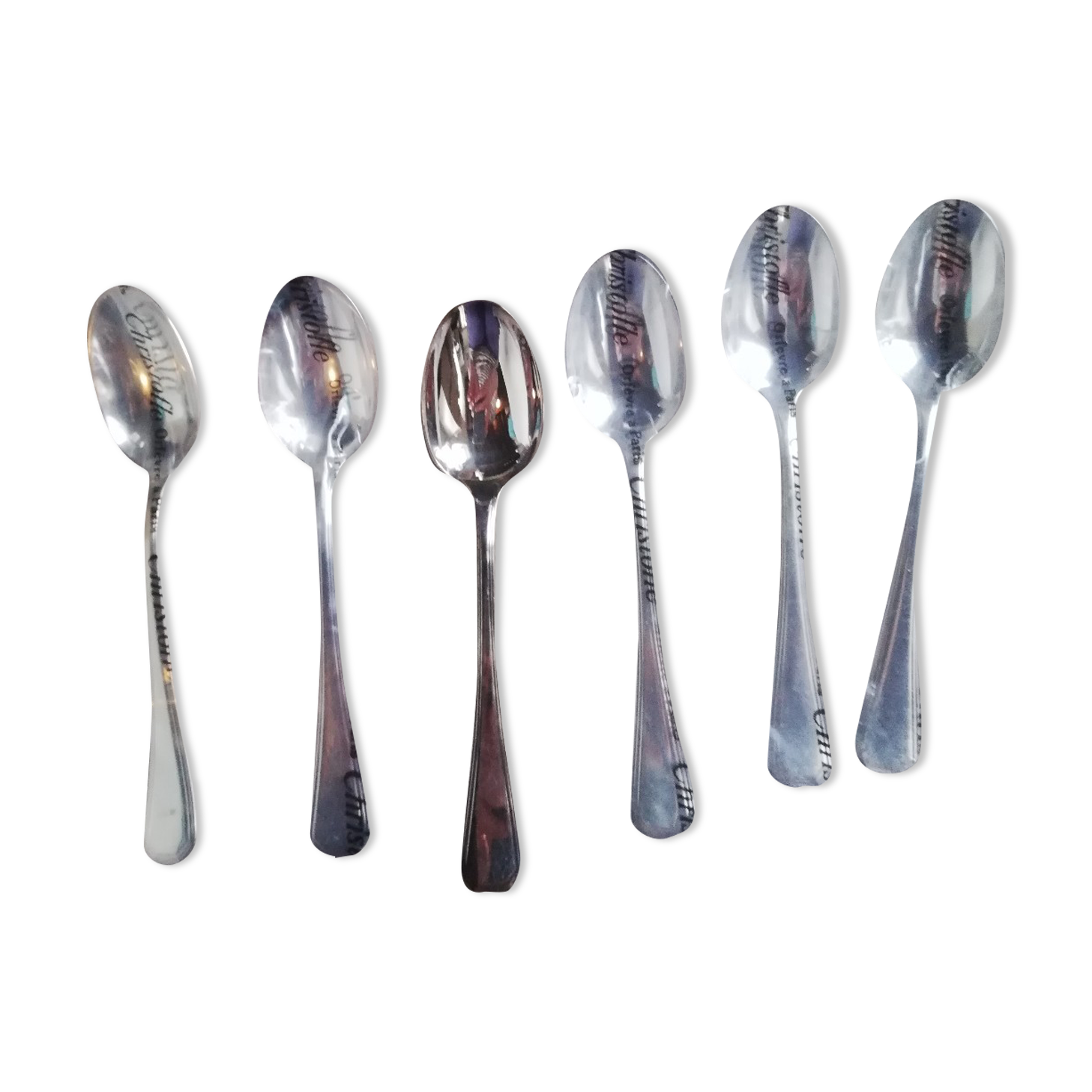 Set of Christofle small spoons