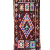 Old berber carpet - 123 x 290 cm