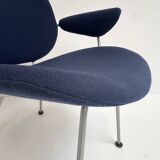 Dark bleu Kembo armchair by W.H. Gispen for Kembo, after 2000