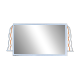 Chrome Art Deco mirror