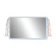 Chrome Art Deco mirror