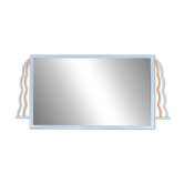 Chrome Art Deco mirror