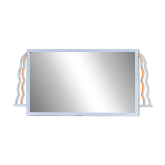 Chrome Art Deco mirror