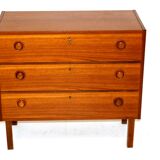 Commode scandinave en teck, Danemark, 1960