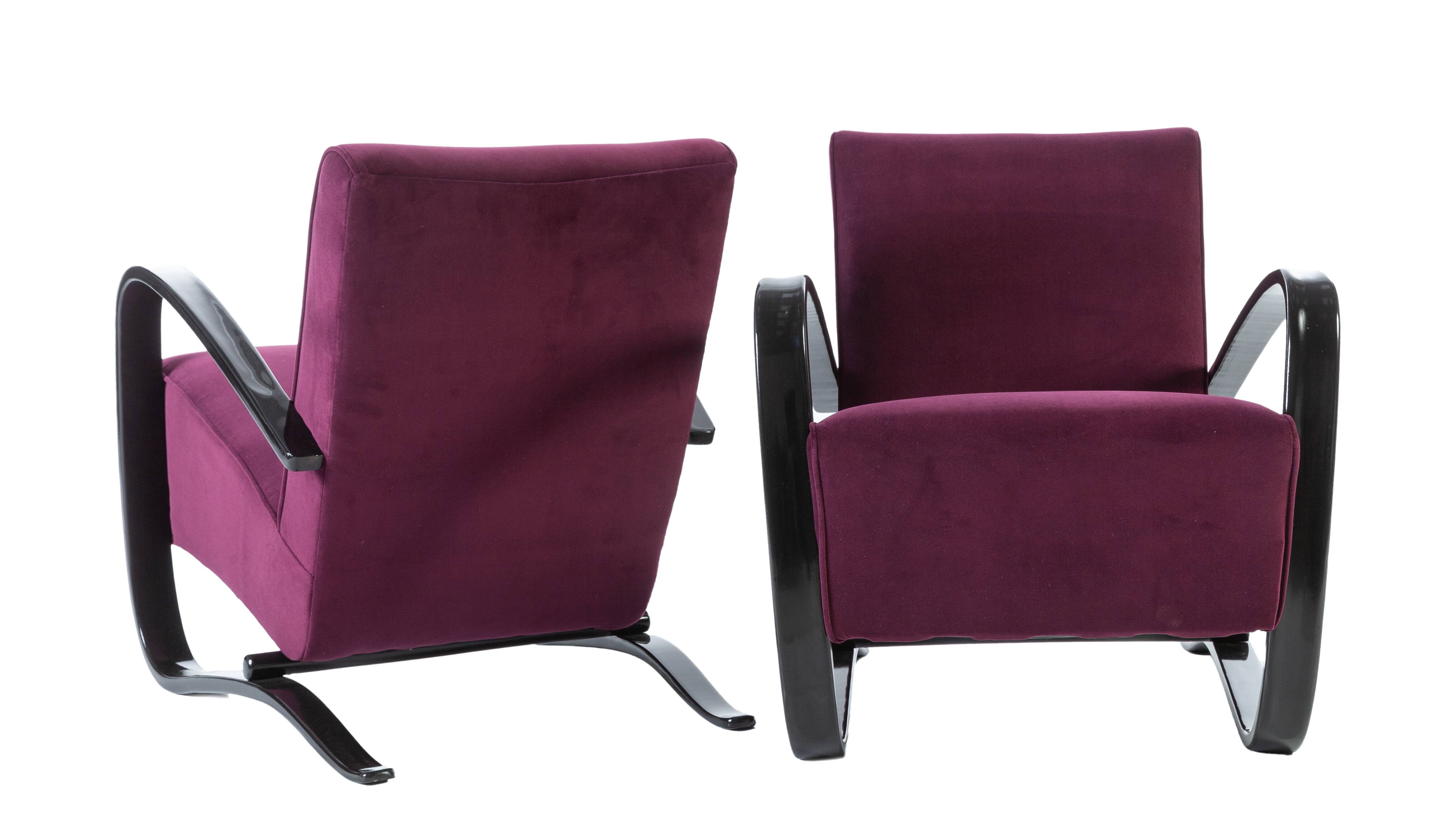 H-269 Halabala Airmchairs