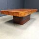 Table basse de bar cachée Hollywood Regency, années 1970