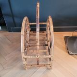 Vintage bamboo magazine rack
