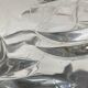 Large vintage 70s glass vase, Italian work