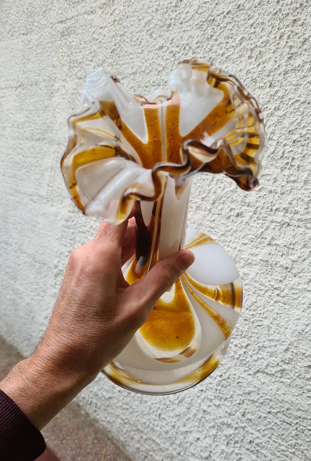 Vintage Two-Tone Murano Vase
