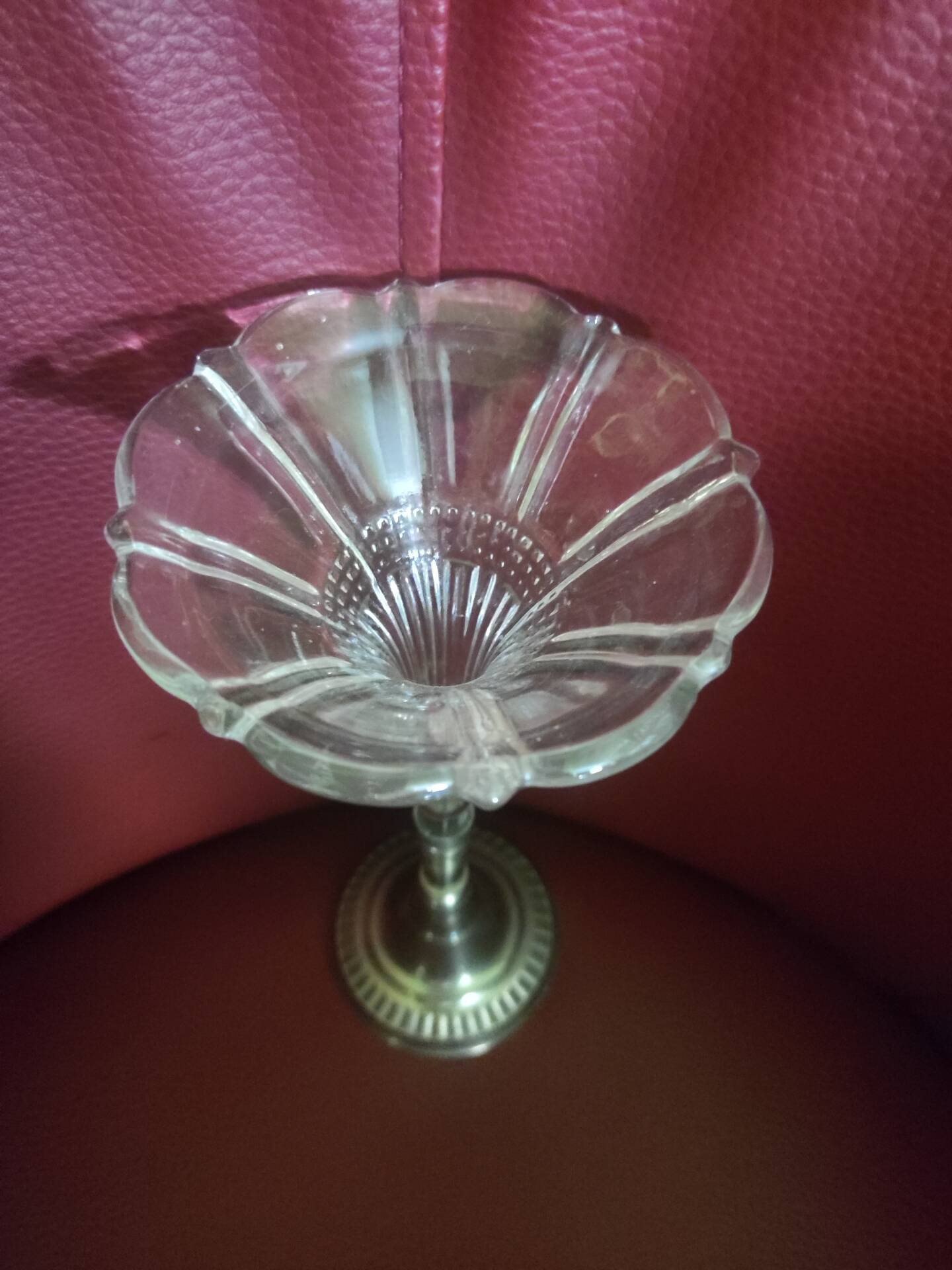 Art Deco cornucopia vase for single flowers