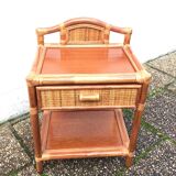 Rattan bedside