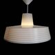 Rotaflex pendant lamp, space age, UFO-shaped, pressed plastic, 1960s.