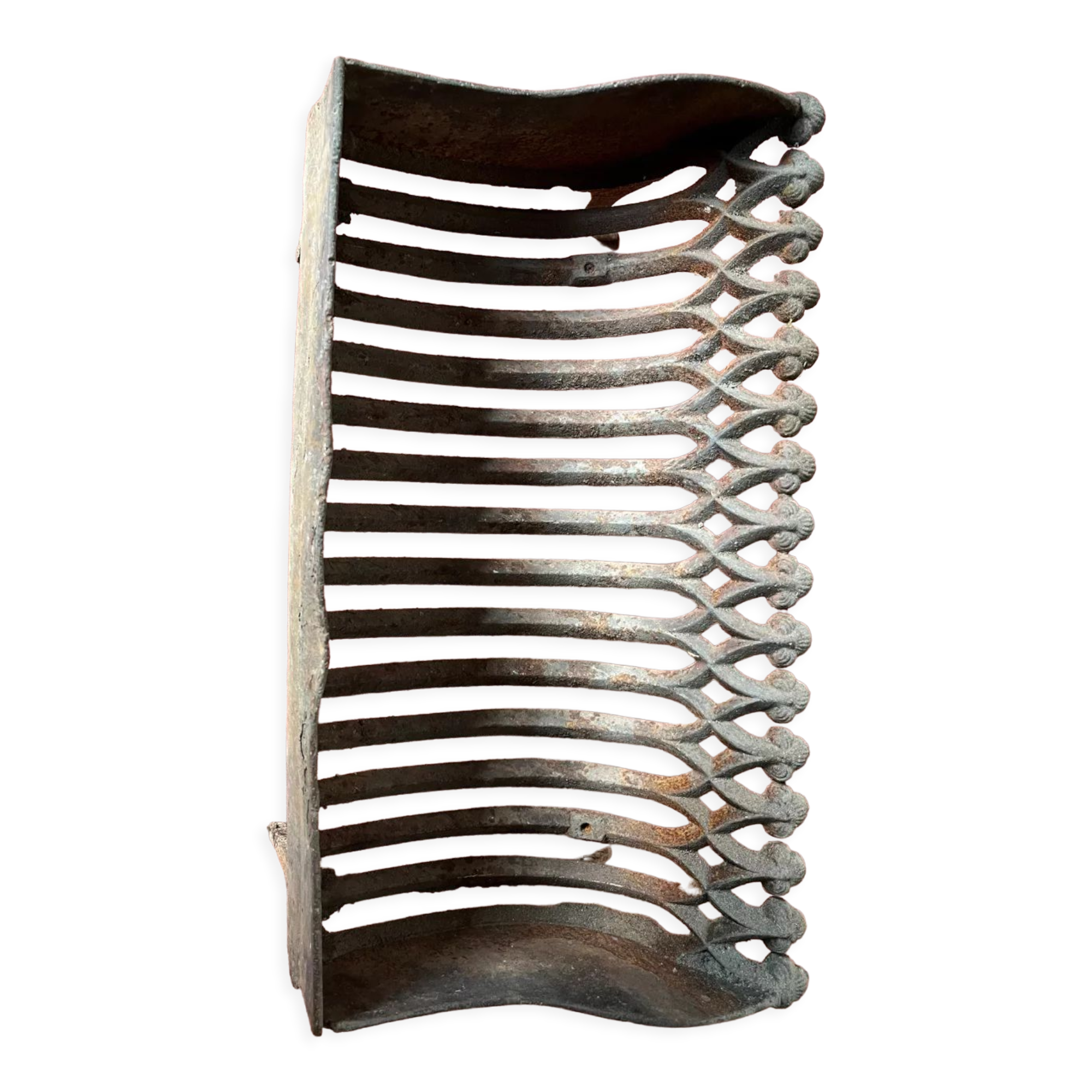 Cast iron chimney grille