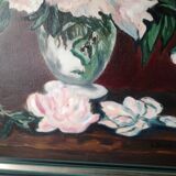 Tableau peinture a l'huile signé