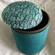 Pouf vintage coffre de rangement