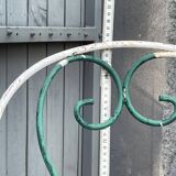 paire de chaises de jardin fer forgé antique