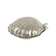 Vintage Argent Plaqué Shell Beurrier Caviar Holder Verre Marqué