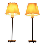 Pair of Midcentury Table /Desk Lamps Falkenbergs Belysnings, Sweden, 1970s