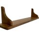Étagère murale en chêne vintage, étagère à livres, design minimaliste en bois des années 1970