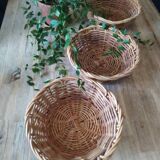 Vintage woven wicker basket