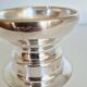 Antique silver candle holder.
