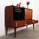 Buffet haut en palissandre, design danois, années 1960, designer : Severin Hansen
